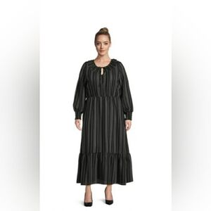 TS Women Long Sleeve Peasant Maxi Dress